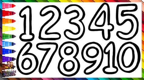 imagenes para dibujar con numeros|imagenes de numeros para imprimir.